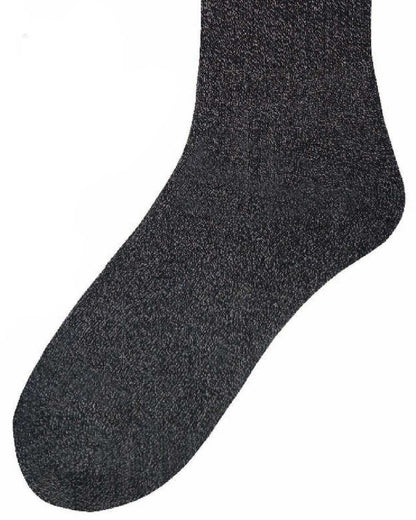 Grey Black Navy coloured Bramble Mens Bamboo All Terrain Socks Triple Pack on white background 