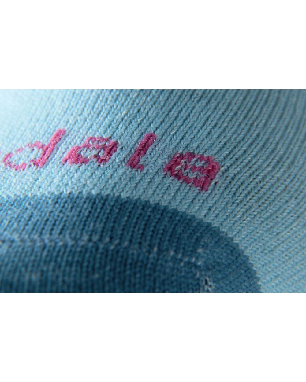 Sky coloured Bridgedale Womens Base Layer Coolmax Liner Socks - Twin Pack on white background 