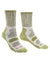 Spring Green coloured Bridgedale Womens Lightweight Coolmax Comfort Socks on white background #colour_spring-green