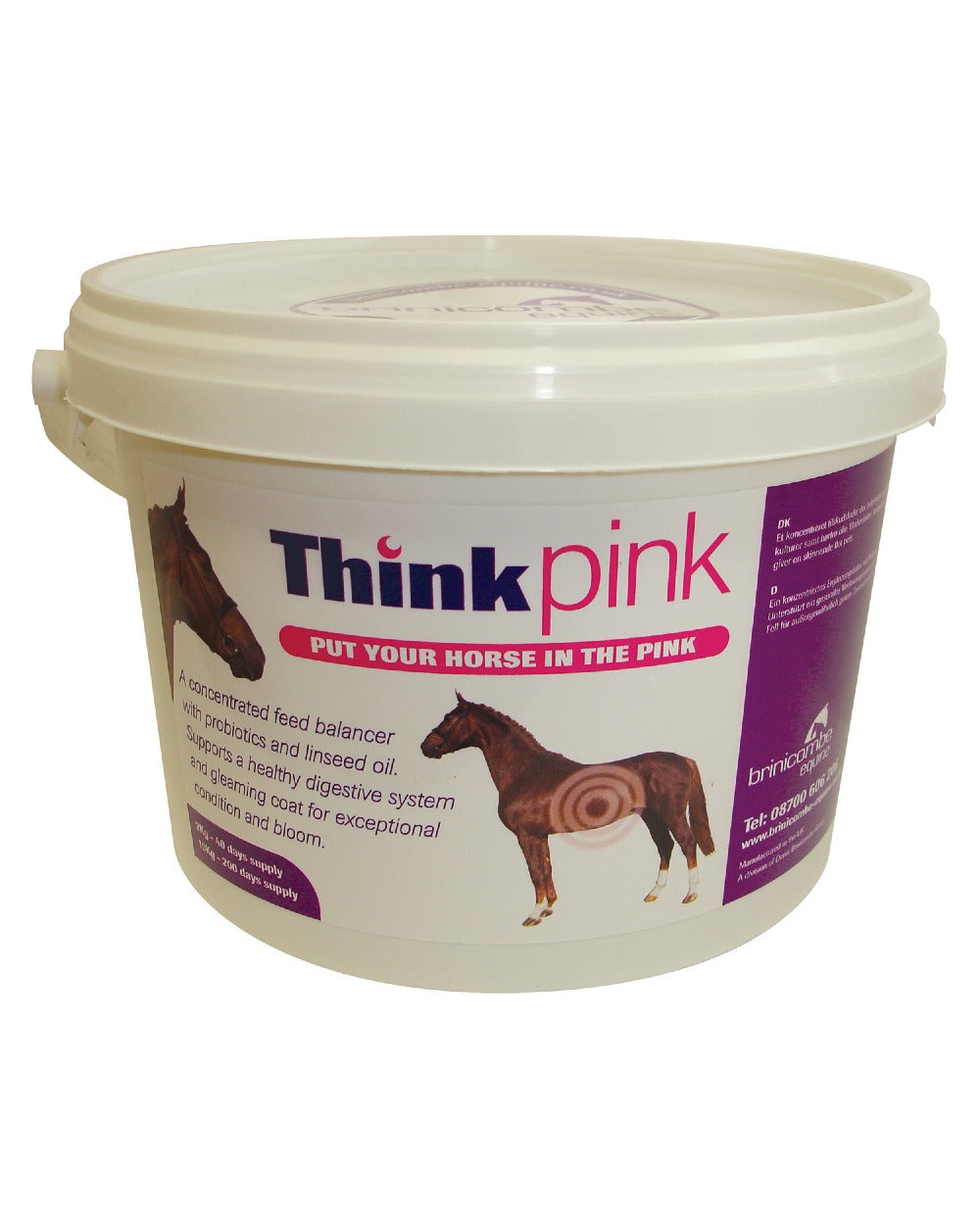 Brinicombe Think Pink 10kg on white background