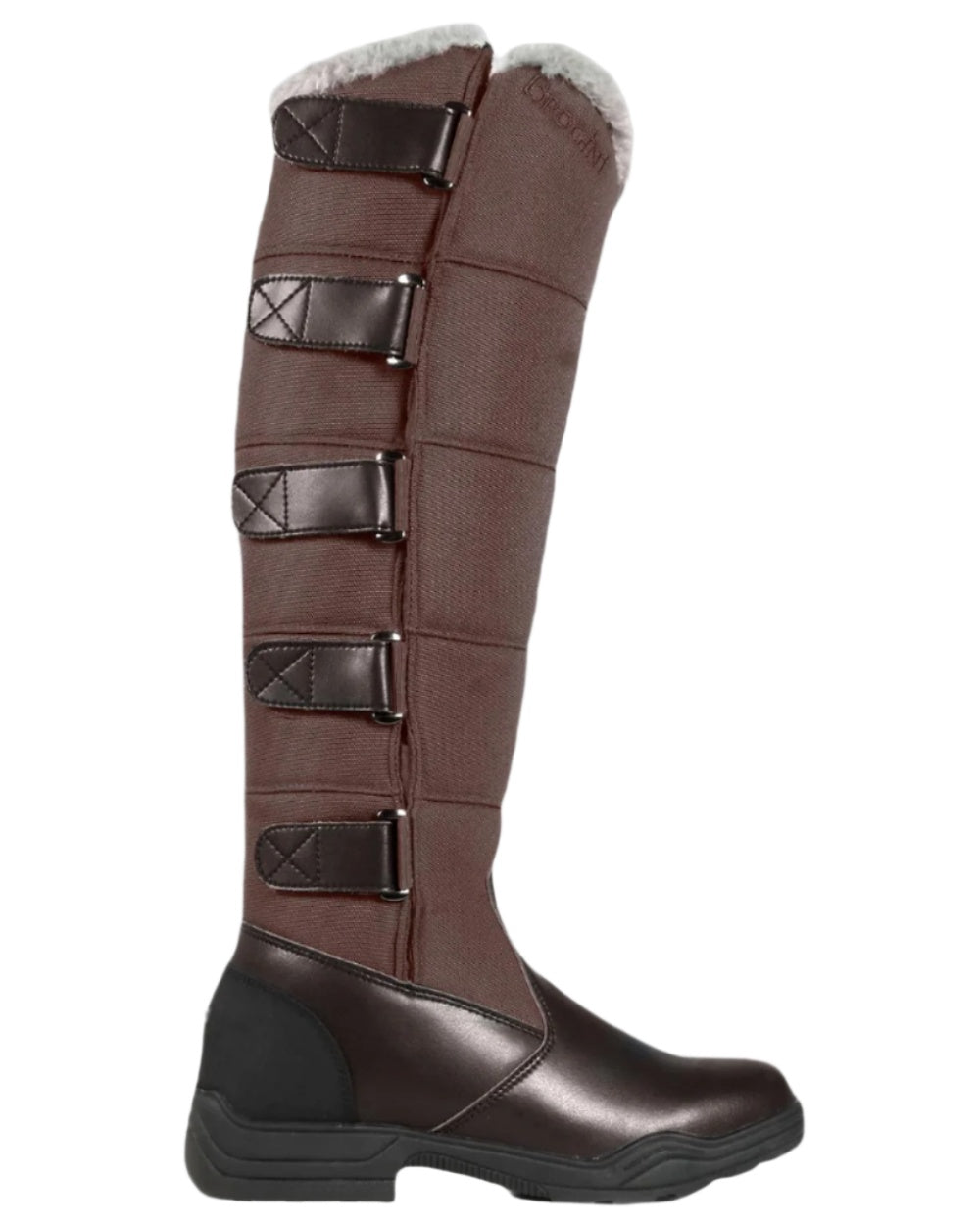 Brown coloured Brogini Kendal Sub-Zero Snow Boot on white background 
