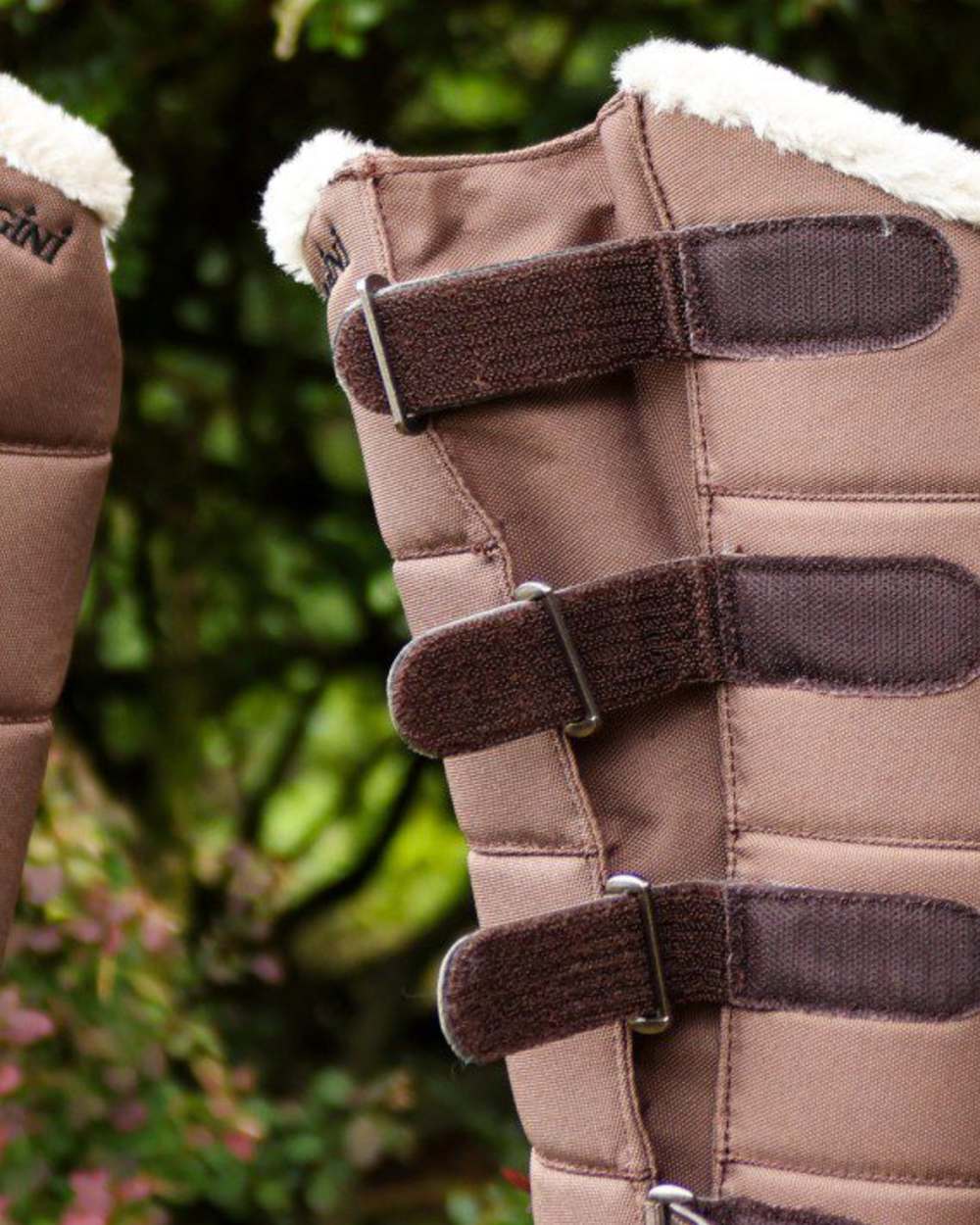 Brown coloured Brogini Kendal Sub-Zero Snow Boot on outdoor background 