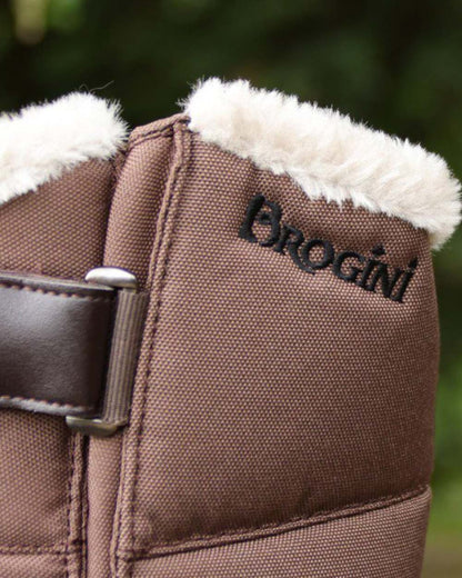 Brown coloured Brogini Kendal Sub-Zero Snow Boot on outdoor background 