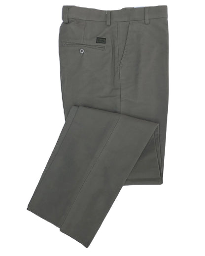 Lovat coloured Bronte Moleskin Trousers on white background 