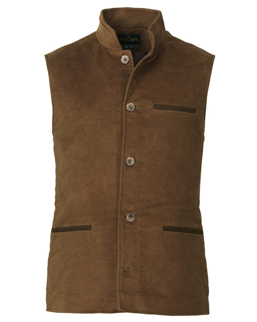 Bronze Coloured Laksen Belgravia Fife Vest On A White Background 