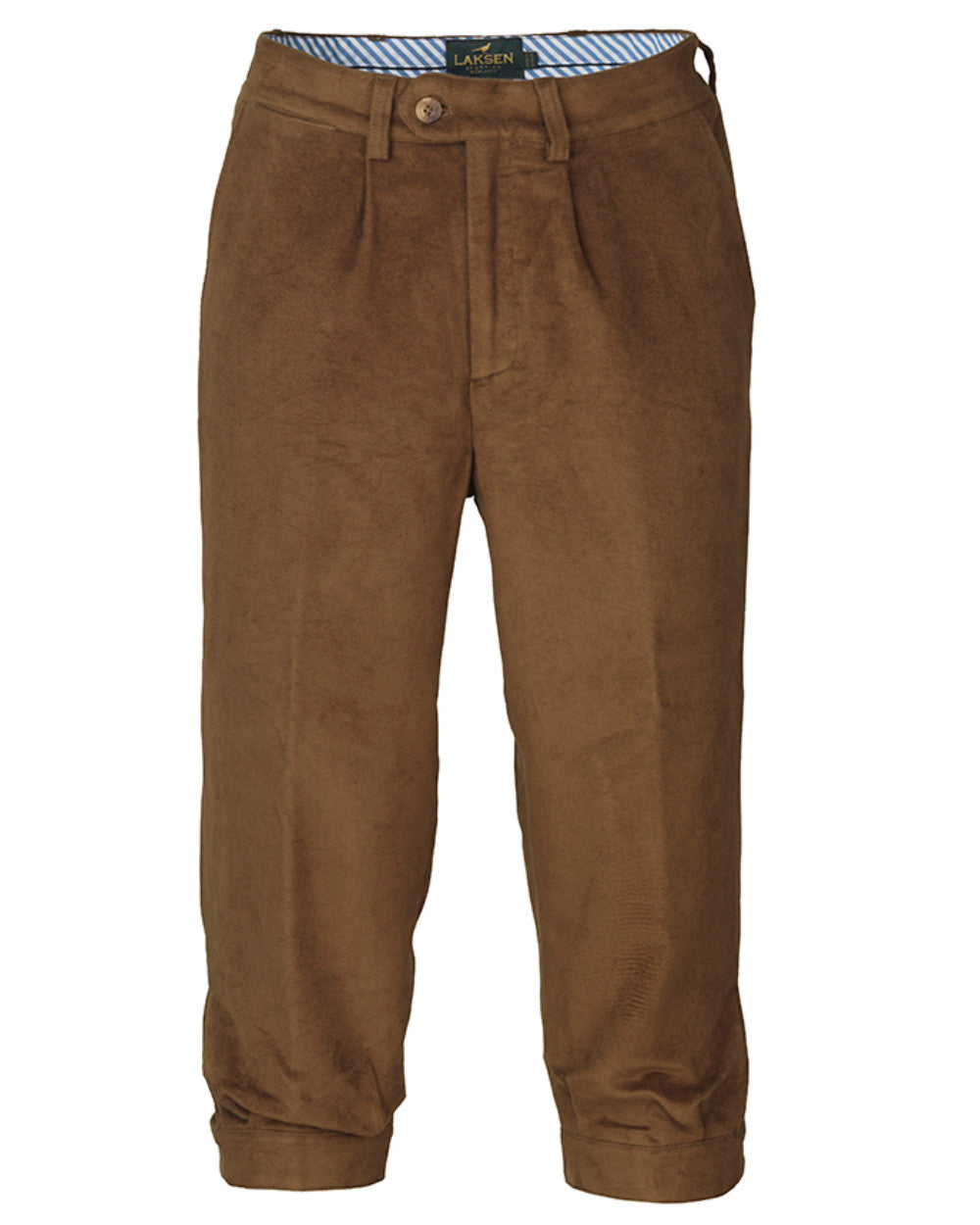 Bronze Coloured Laksen Belgravia Moleskin Breeks On A White Background 