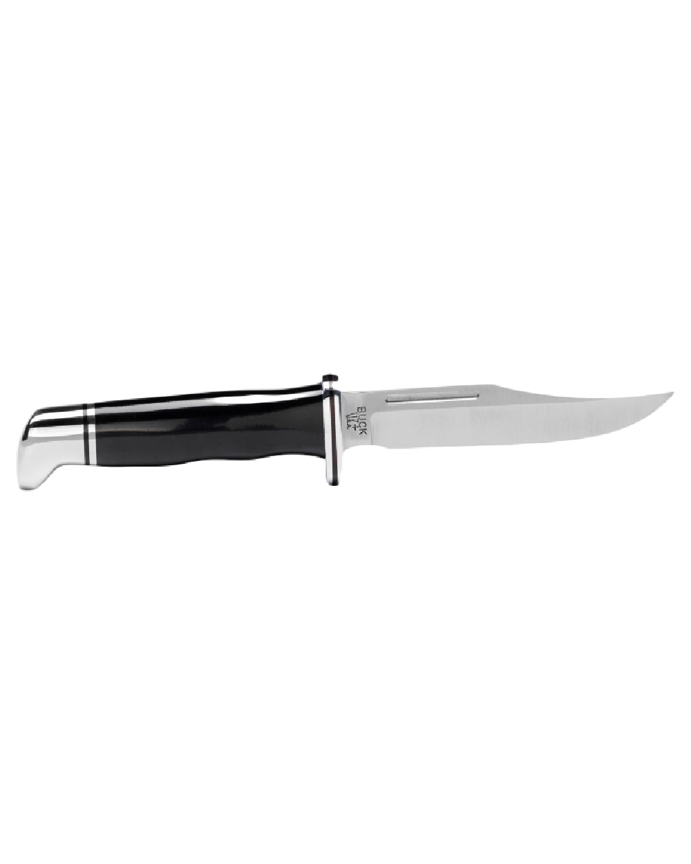Black coloured Buck Brahma Knife on white background 