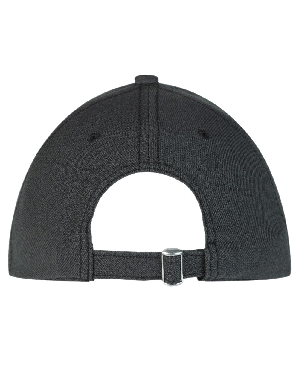 Black Coloured Buff Chill Baseball Cap on white background 