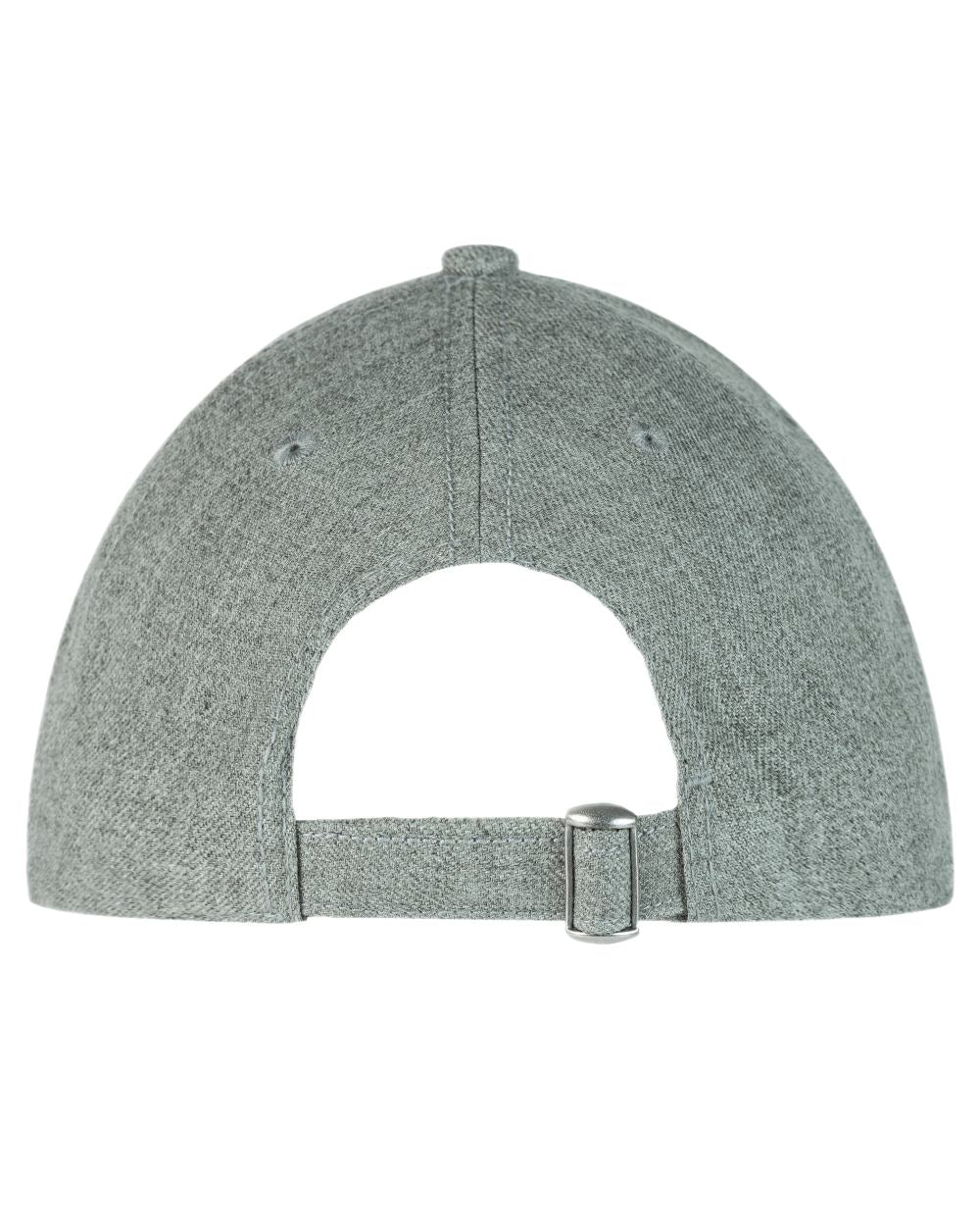 Heather Grey Coloured Buff Chill Baseball Cap on white background 