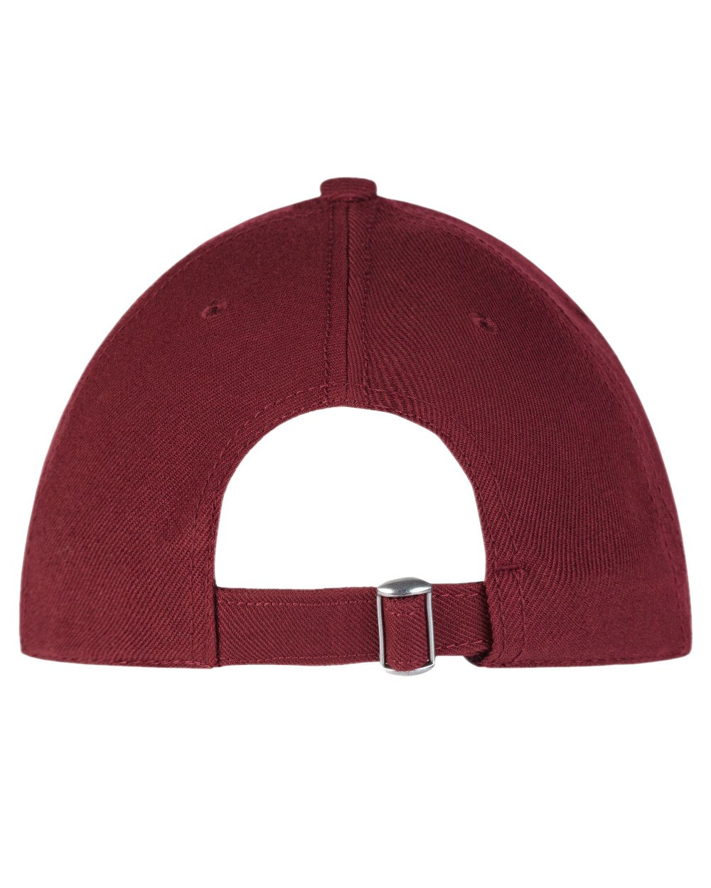 Maroon Coloured Buff Chill Baseball Cap on white background 