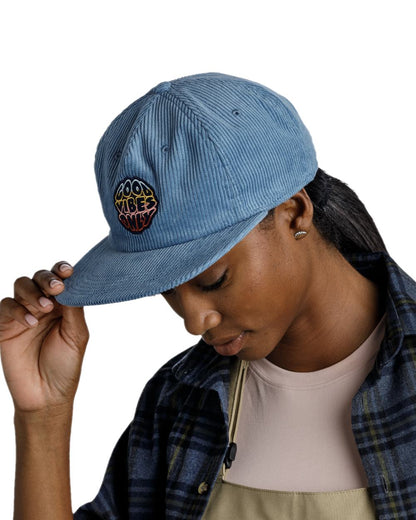 Water Coloured Buff Dister Chill Trucker Cap on white background 