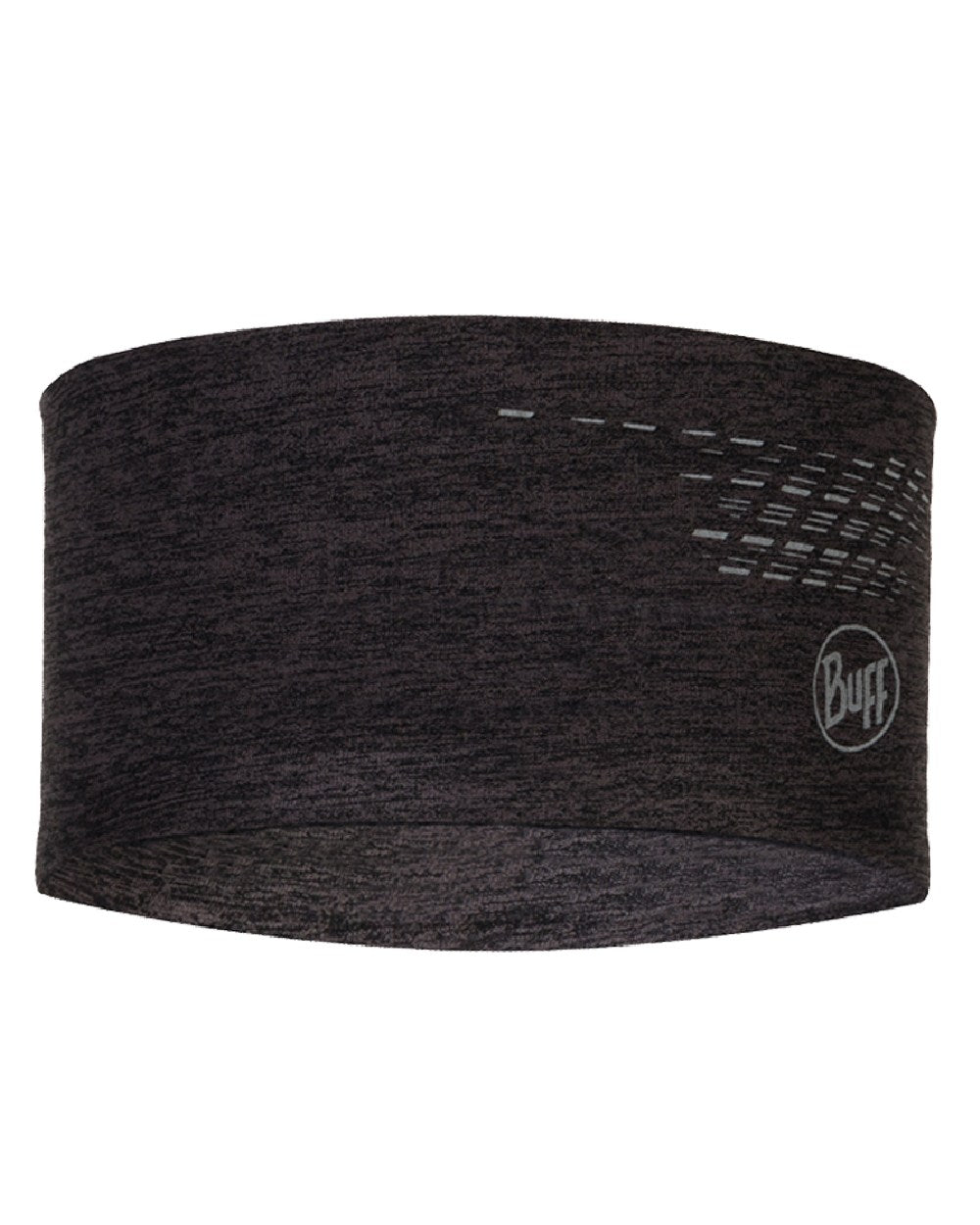 Black Coloured Buff DryFlx Headband on white background 