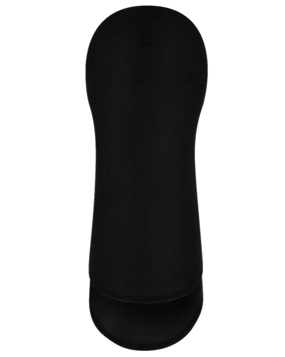 Black Coloured Buff Ecostretch Balaclava on white background 