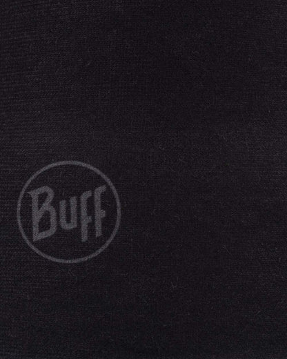 Black Coloured Buff Ecostretch Beanie on white background 