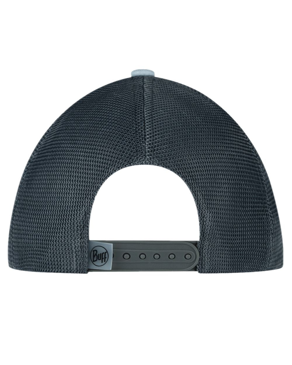 Mist Coloured Buff Explore Trucker Cap on white background 