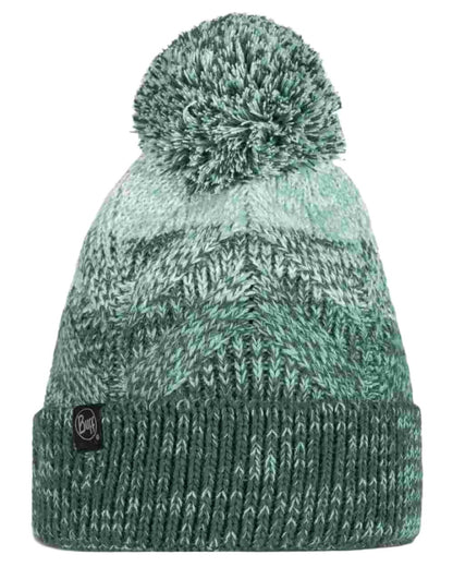 Silversage Coloured Buff Masha Knitted &amp; Fleece Beanie on white background 