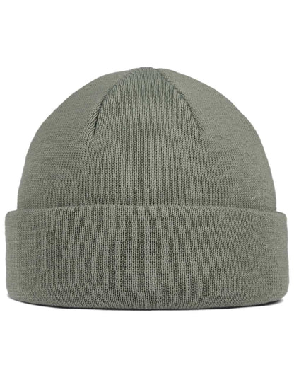 Opaline Coloured Buff Lilon Fisherman Knitted Beanie on white background 