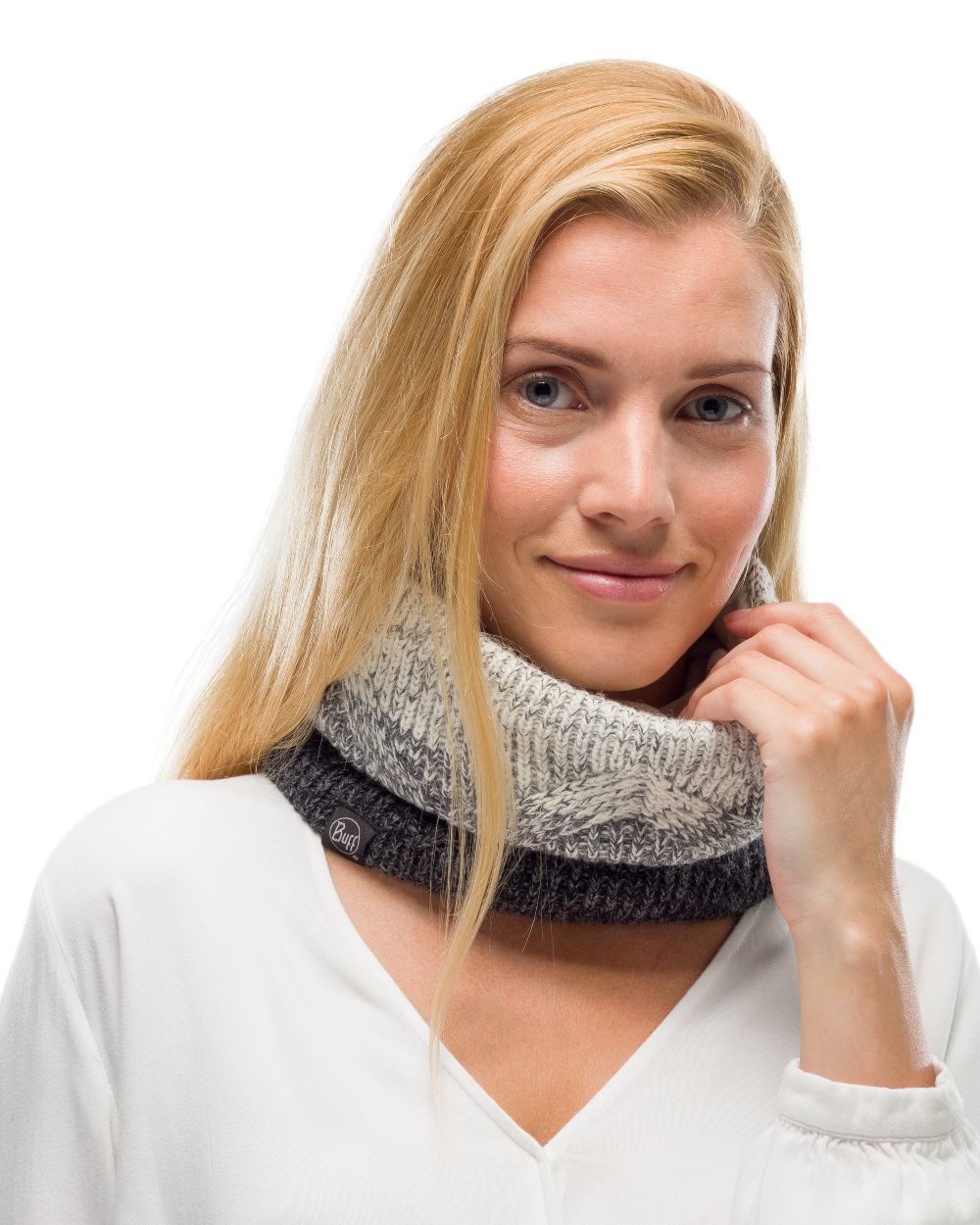 Buff Men's Masha Knitted Neck Warmer - Fleece Lined For Cold Weather, One Size