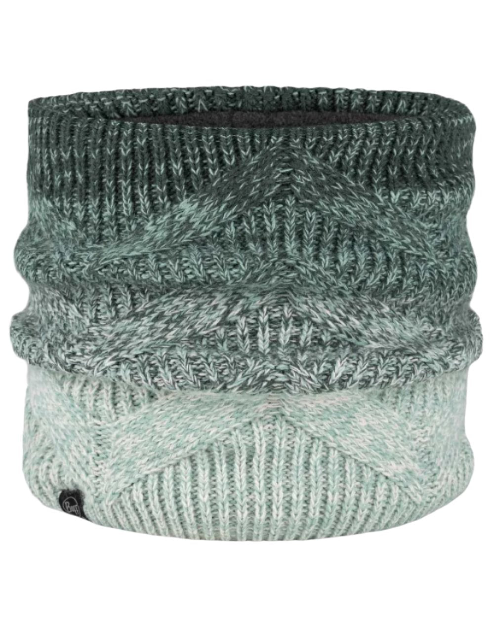 Silversage Coloured Buff Masha Knitted &amp; Polar Neck Warmer on white background 