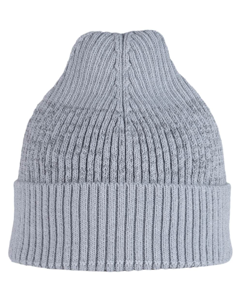 Light Grey Coloured Buff Merino Active Beanie on white background 