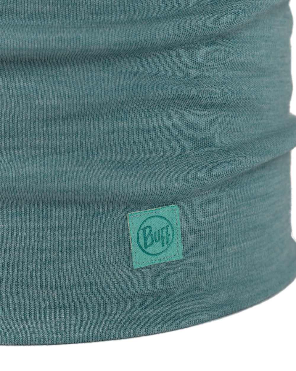 Pool Coloured Buff Merino Heavyweight Neck Warmer on white background 