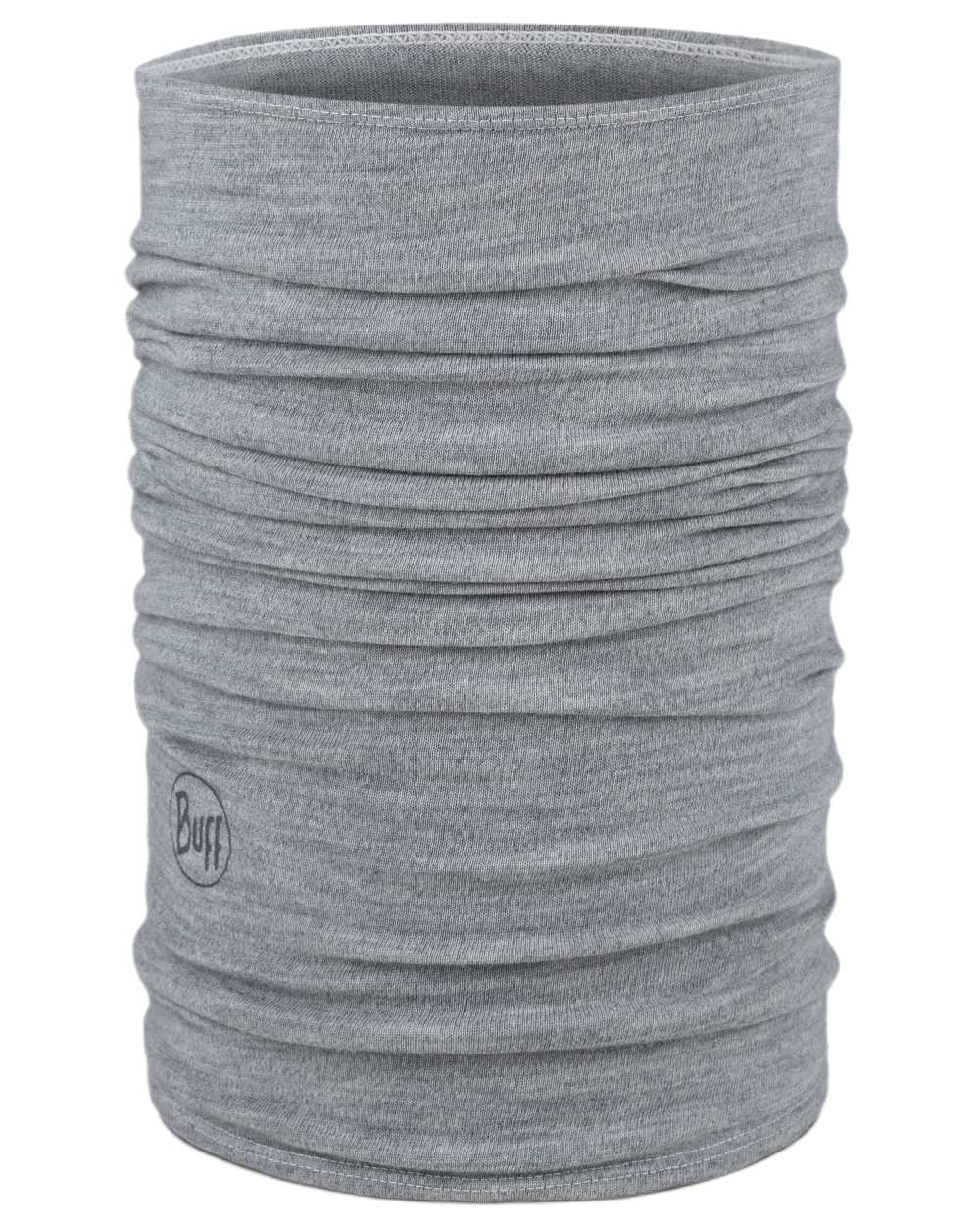 Cloud Coloured Buff Merino Midweight Neckwear on white background 
