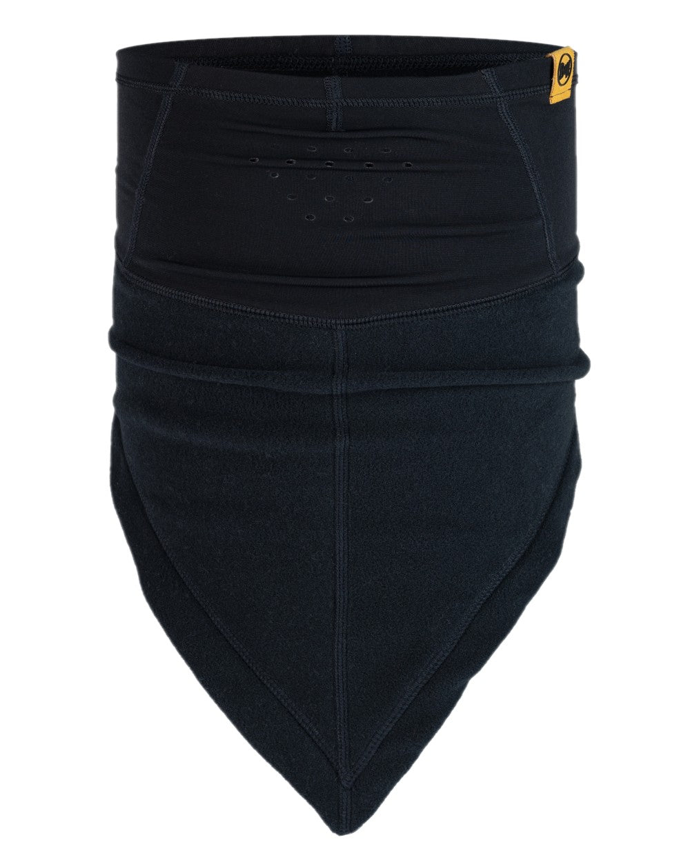 Black Coloured Buff Mountain Bandana on white background 