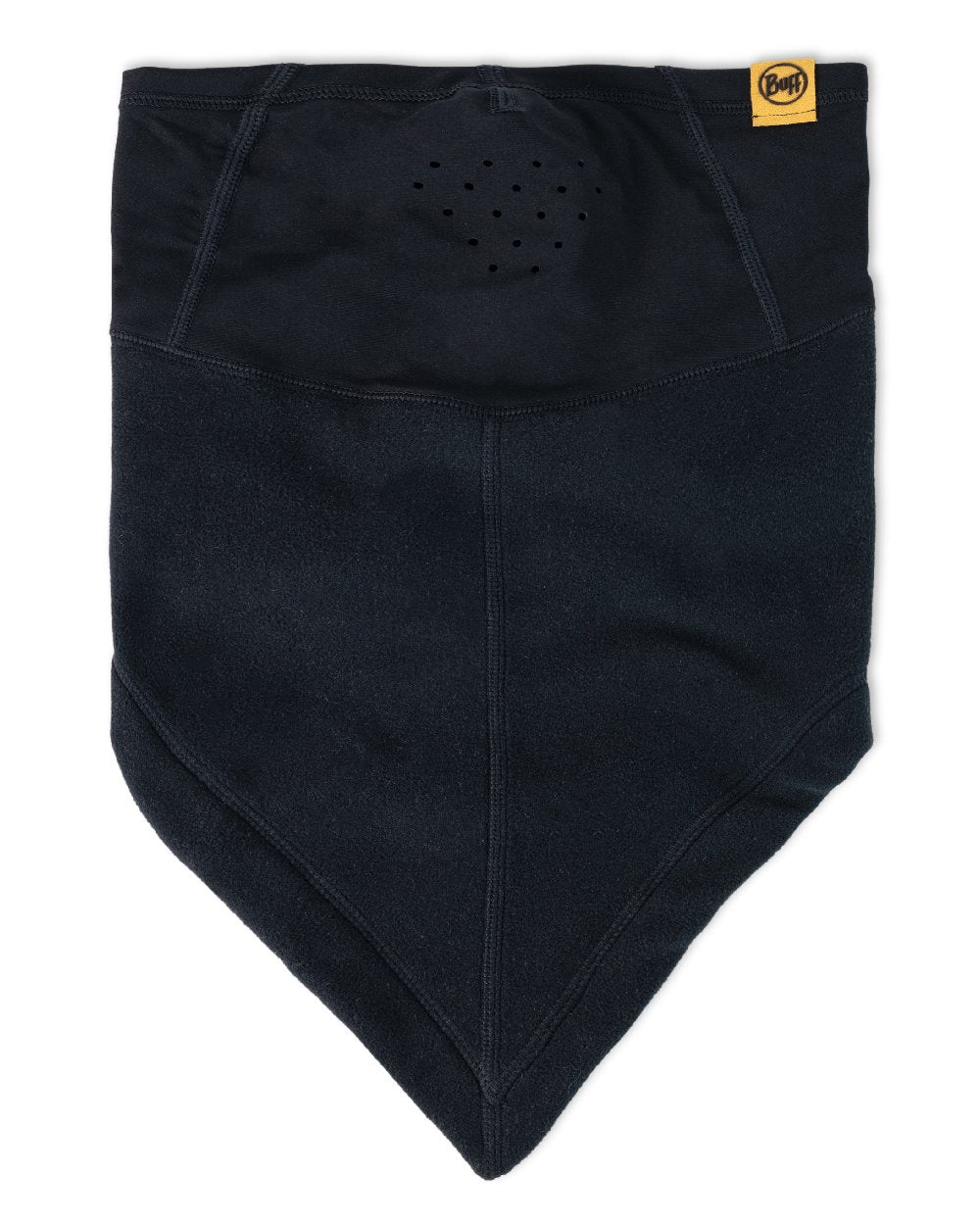 Black Coloured Buff Mountain Bandana on white background 