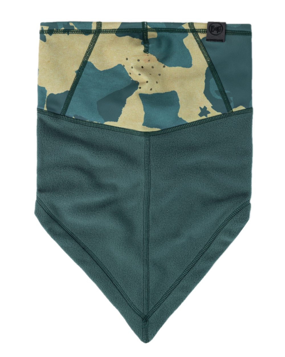 Silversage Coloured Buff Mountain Bandana on white background 