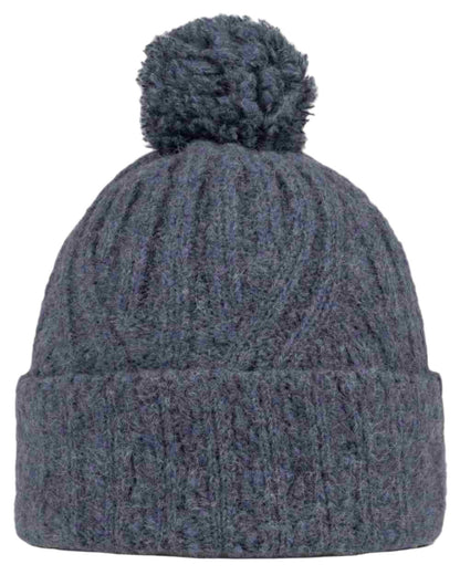 Water Coloured Buff Nerla Knitted Beanie on white background 