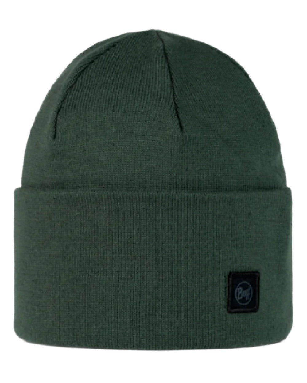 Silversage Coloured Buff Niels Knitted Beanie on white background 