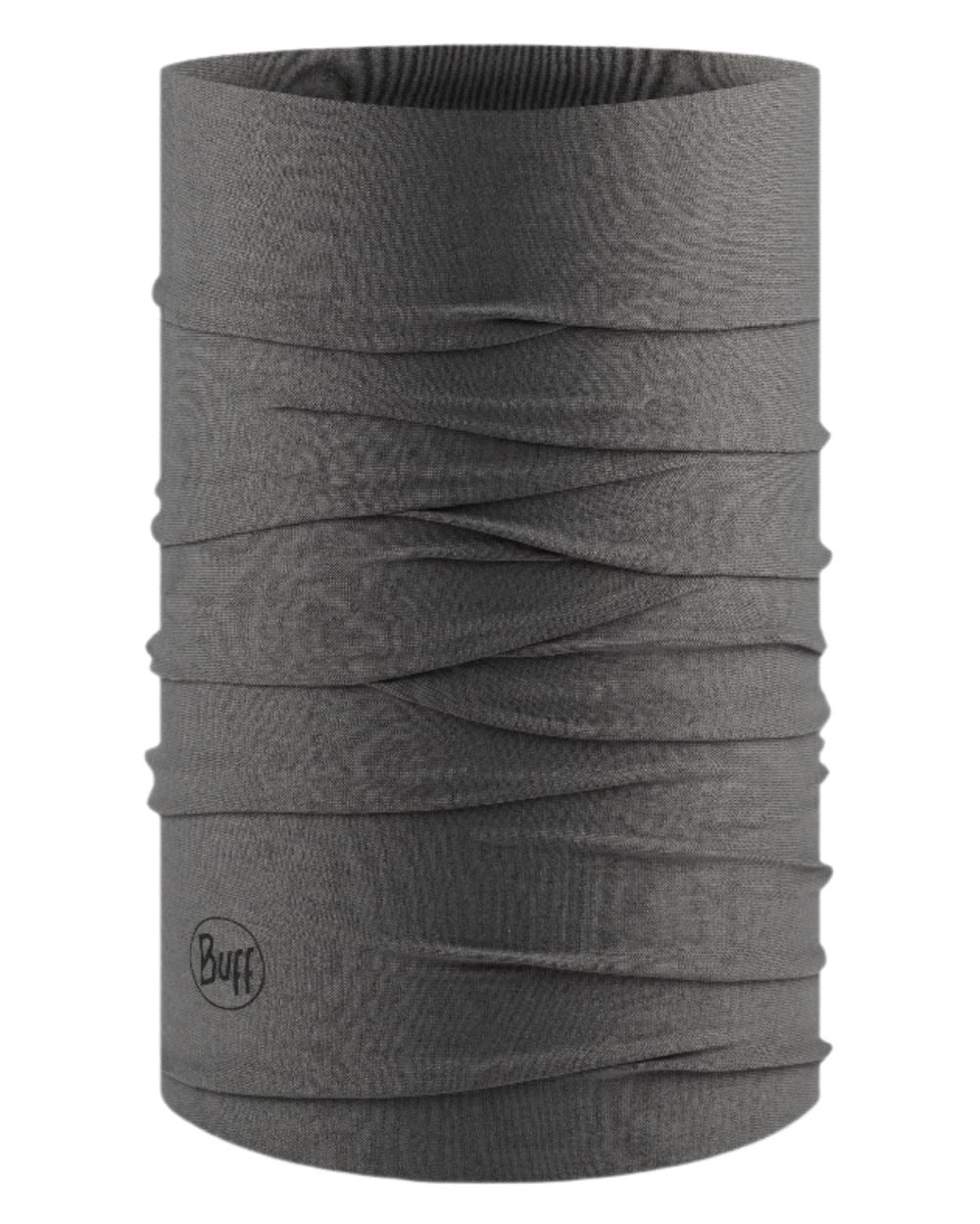 Castlerock Grey Coloured Buff Original EcoStretch Neckwear on white background 