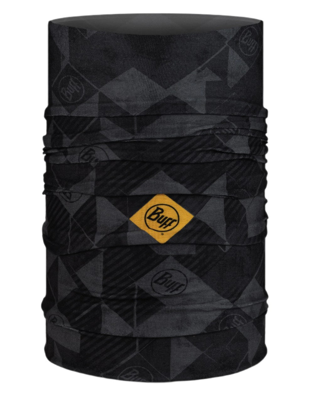Graphite Coloured Buff Original EcoStretch Neckwear on white background 