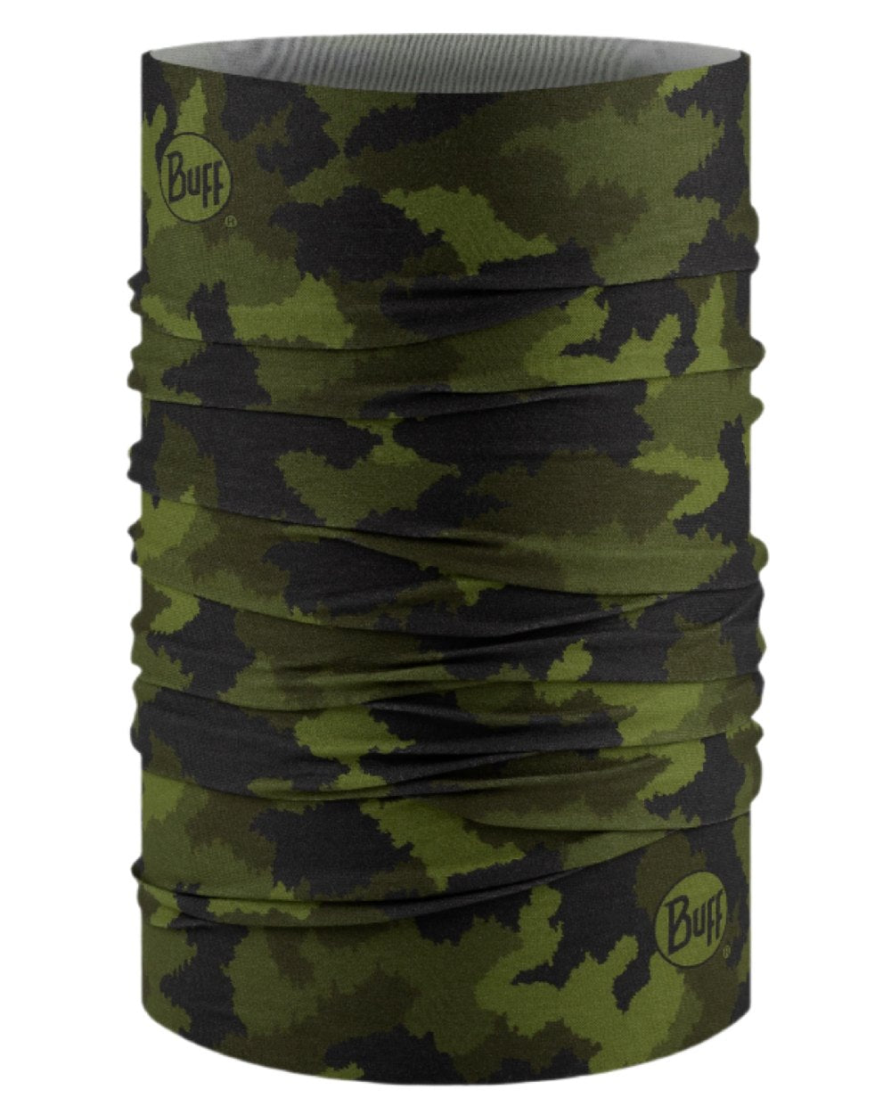 Military Coloured Buff Original EcoStretch Neckwear on white background 