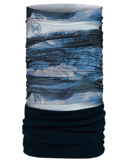 Blue Coloured Buff Polar Multifunctional Neckwear on white background 