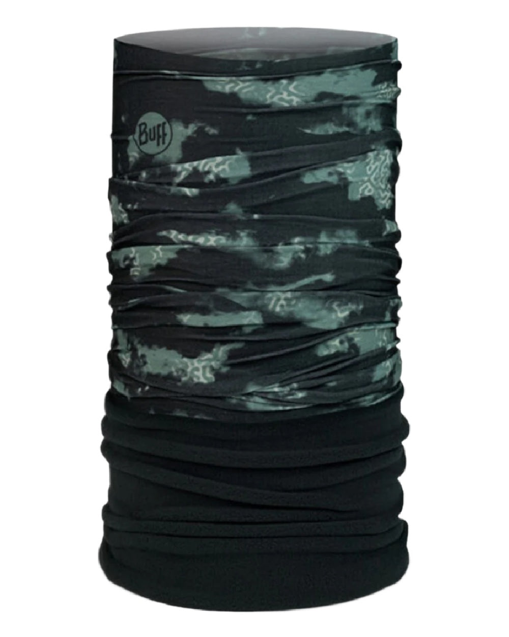 Camouflage Coloured Buff Polar Multifunctional Neckwear on white background 