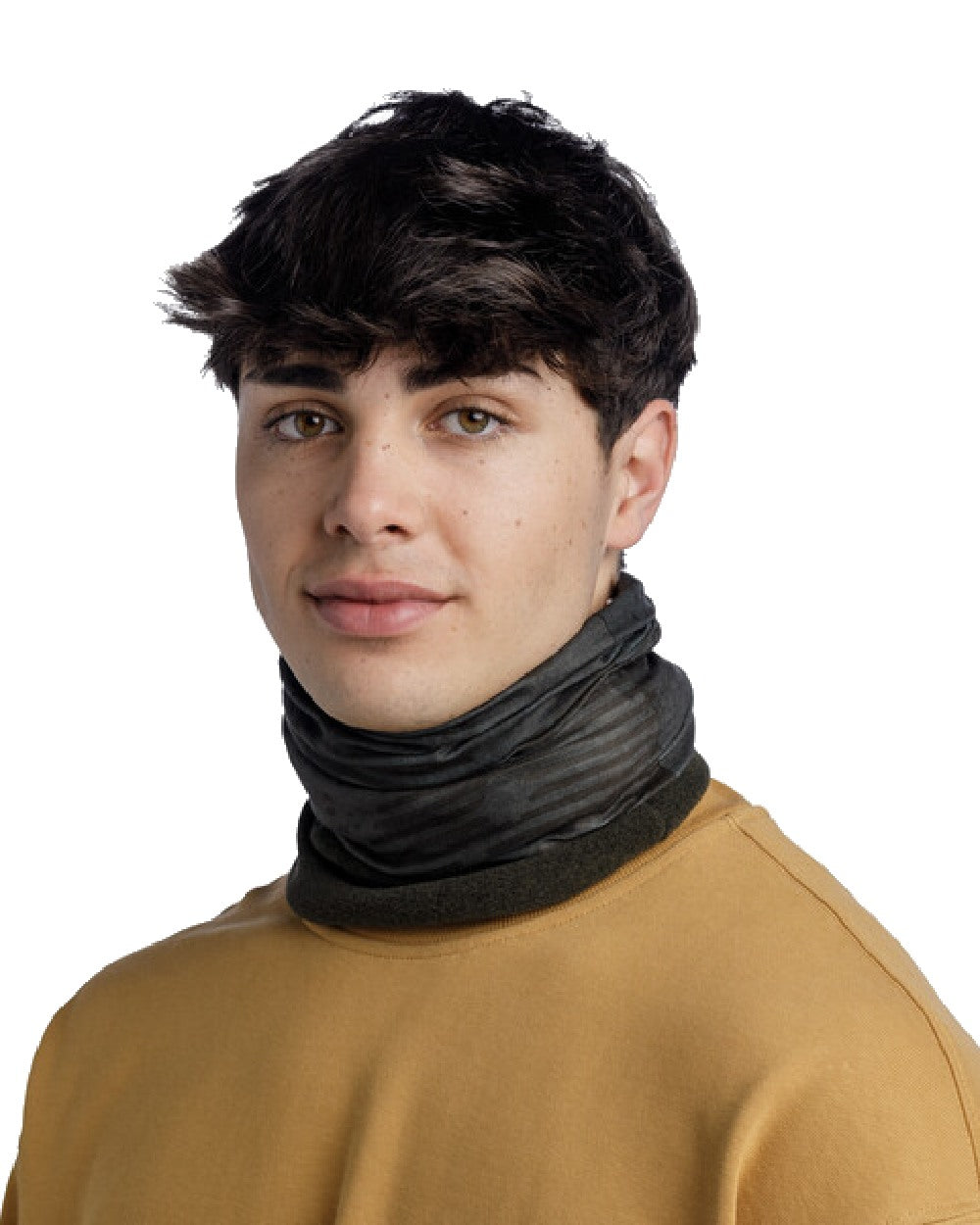 Military Coloured Buff Polar Multifunctional Neckwear on white background 