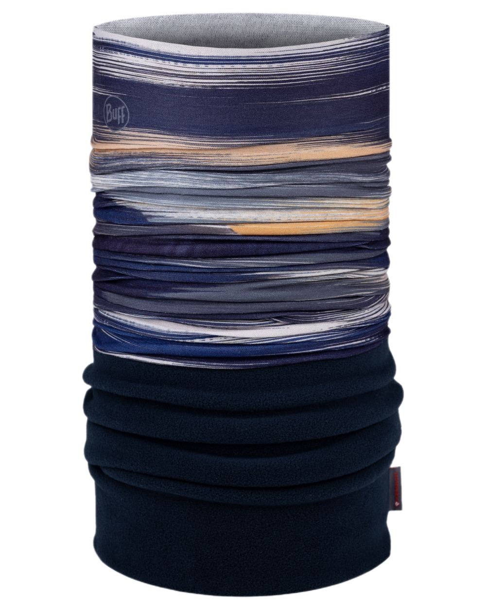 Navy Coloured Buff Polar Multifunctional Neckwear on white background 