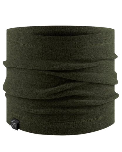 Bark Coloured Buff Polar Neck Warmer on white background 