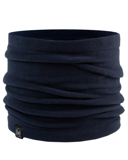 Dark Navy Coloured Buff Polar Neck Warmer on white background 