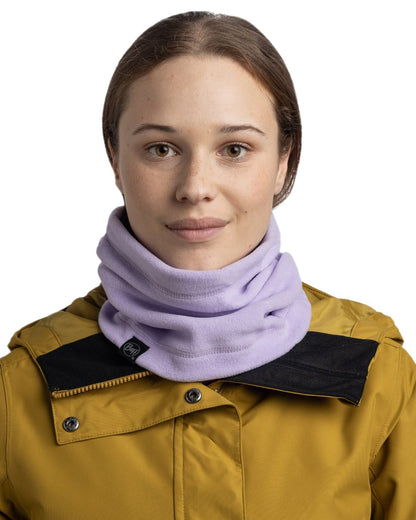 Grape Ice Coloured Buff Polar Neck Warmer on white background 