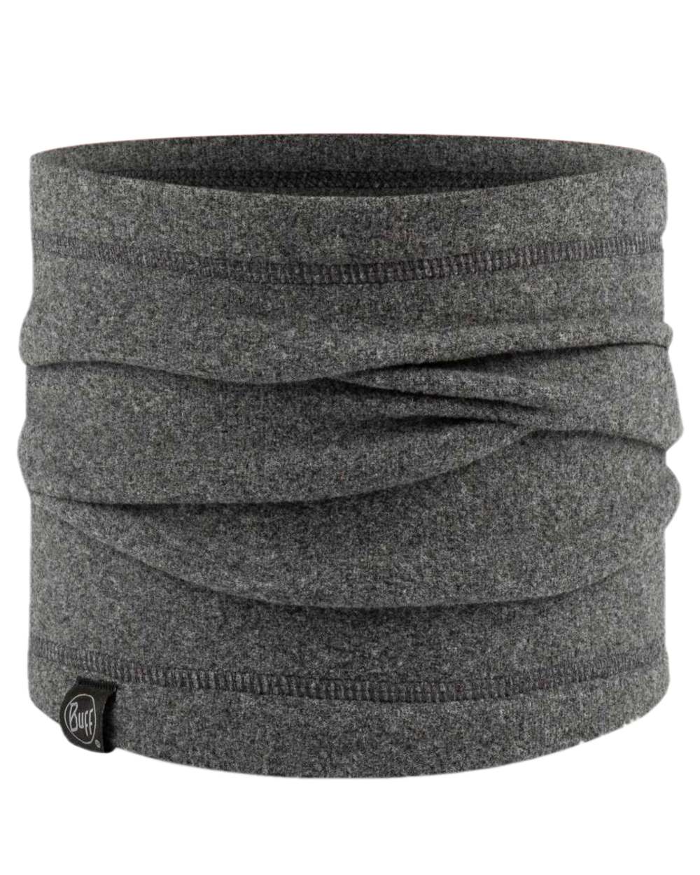 Grey Coloured Buff Polar Neck Warmer on white background 