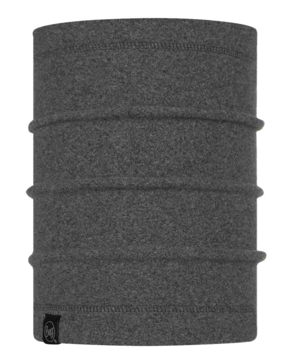 Grey Coloured Buff Polar Neck Warmer on white background 