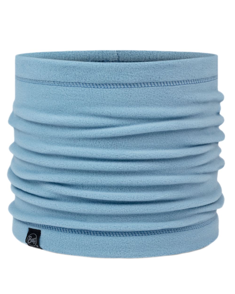 Lake Blue Coloured Buff Polar Neck Warmer on white background 
