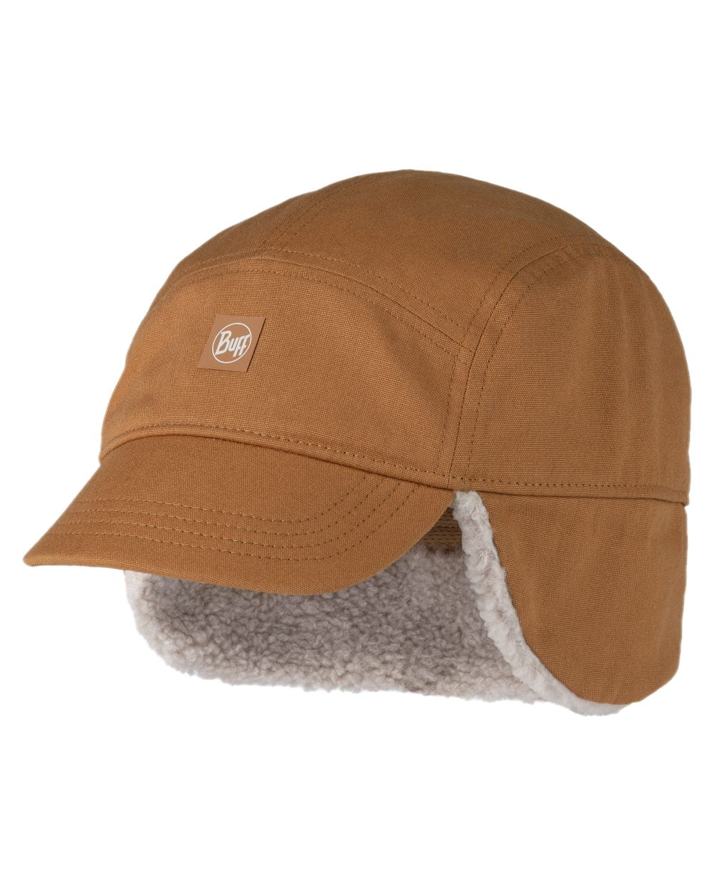 Copper Coloured Buff Simu Fall Line Cap on white background 