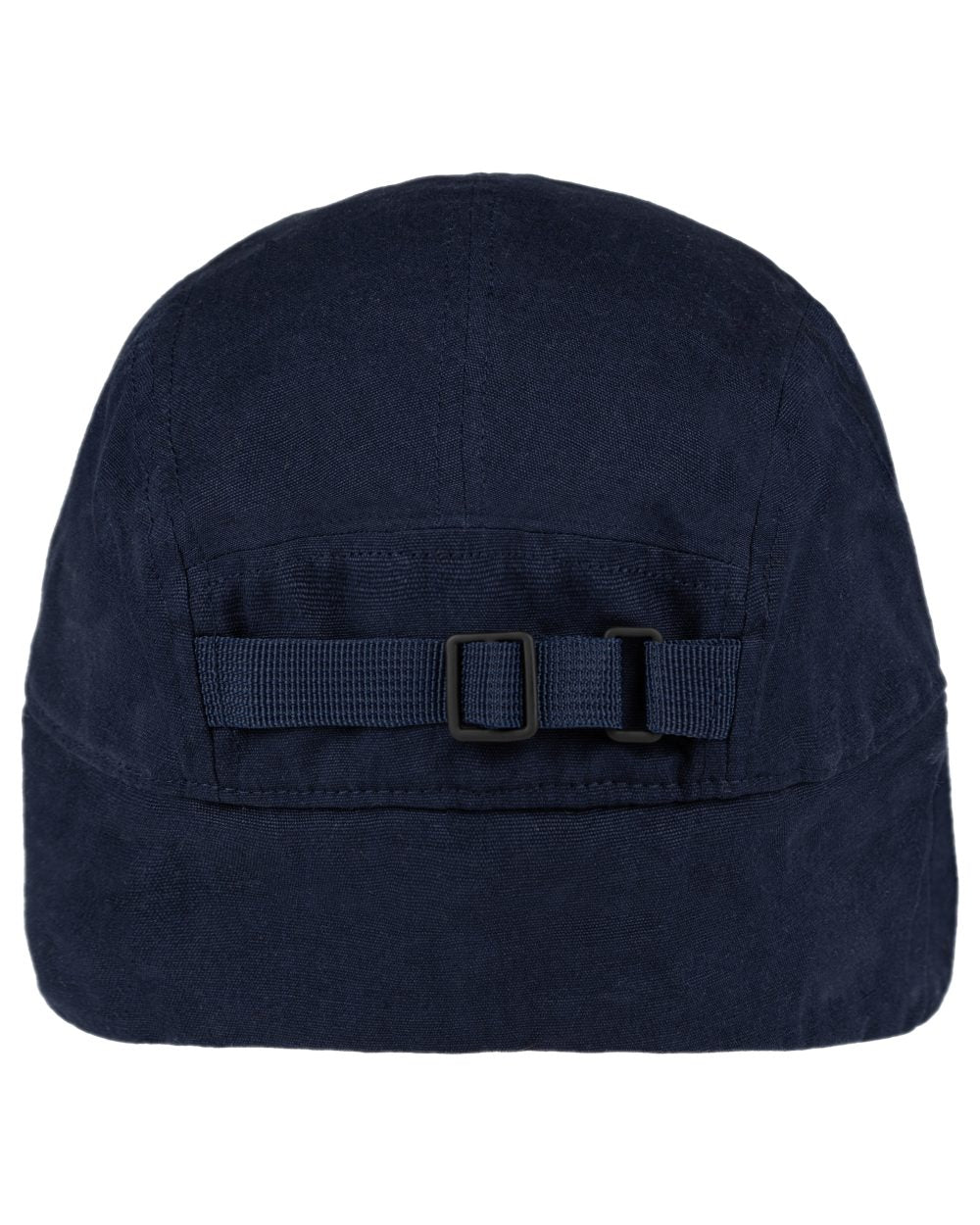 Navy Coloured Buff Simu Fall Line Cap on white background 