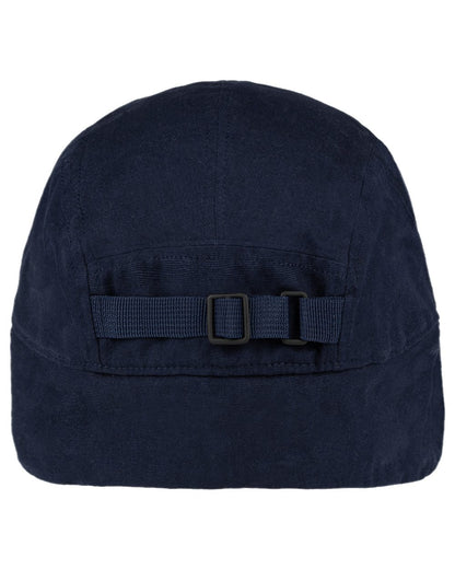 Navy Coloured Buff Simu Fall Line Cap on white background 