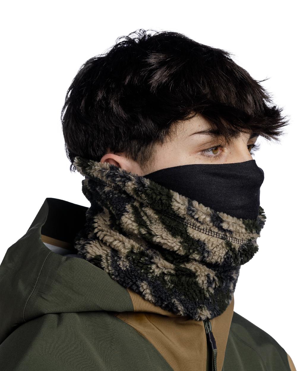 Citronella Coloured Buff Switch Polar Neck Warmer on white background 