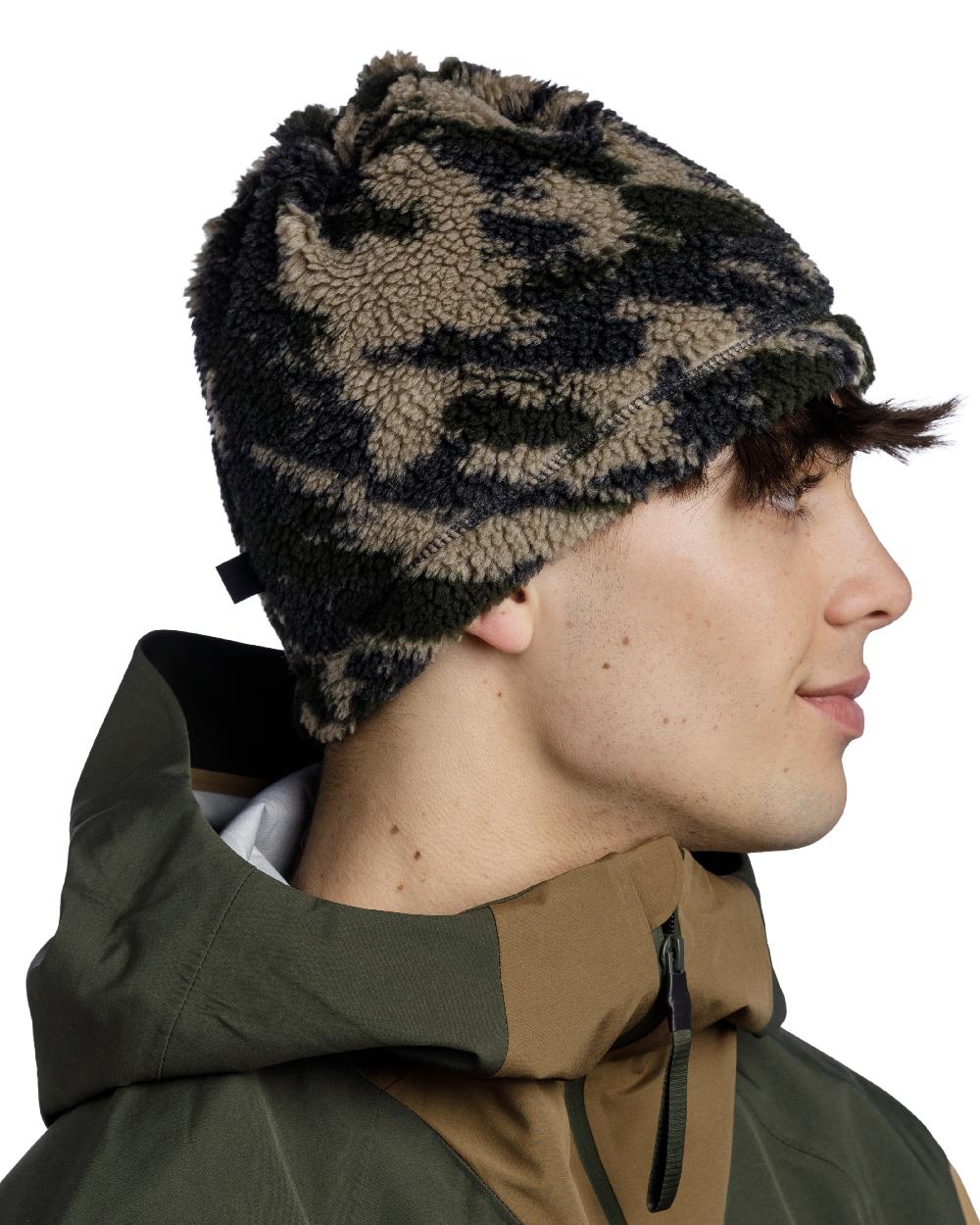 Citronella Coloured Buff Switch Polar Neck Warmer on white background 