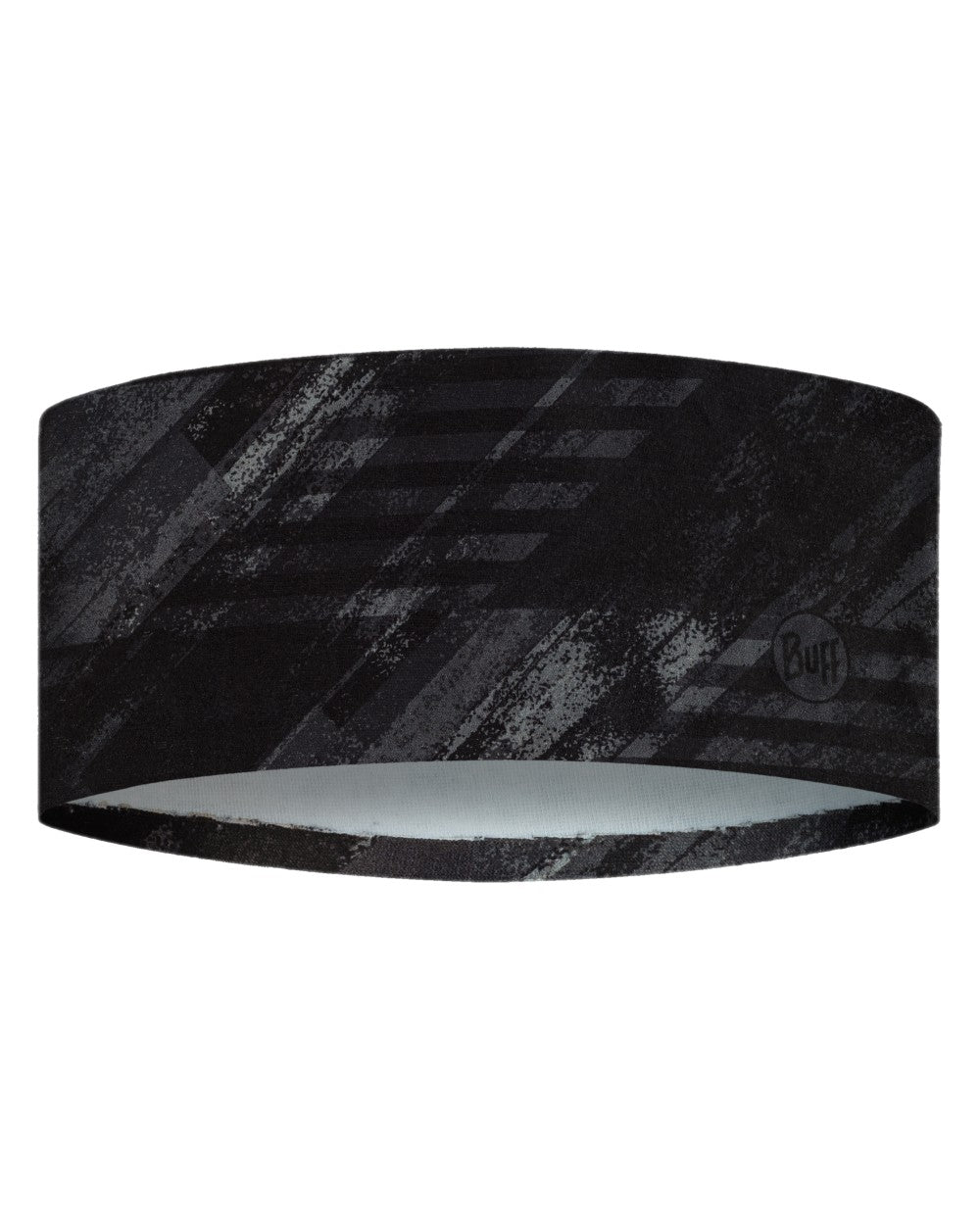 Bardeen Black Coloured Buff Thermonet Headband on white background 